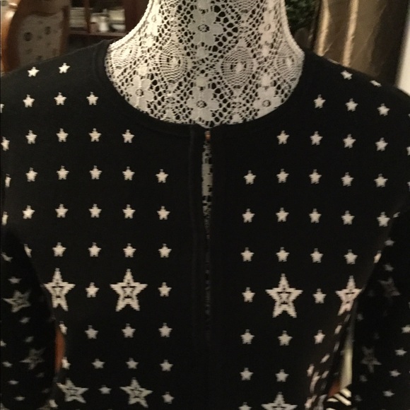 Ted Baker Navy & Cream Cardigan - Picture 2 of 4